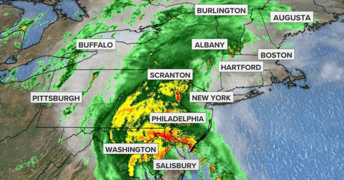 Tropical Storm Isaias brings strong winds and heavy rain to East Coast