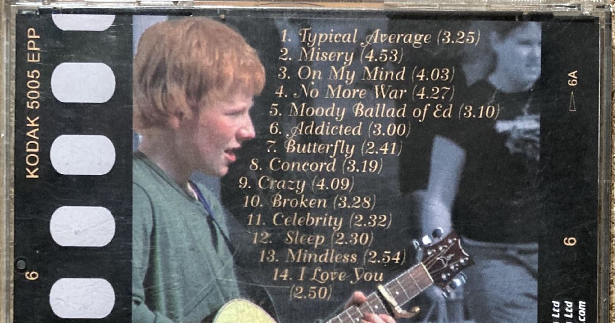 Ed Sheeran’s demo album he doesn’t want people to have goes on sale for £10,000