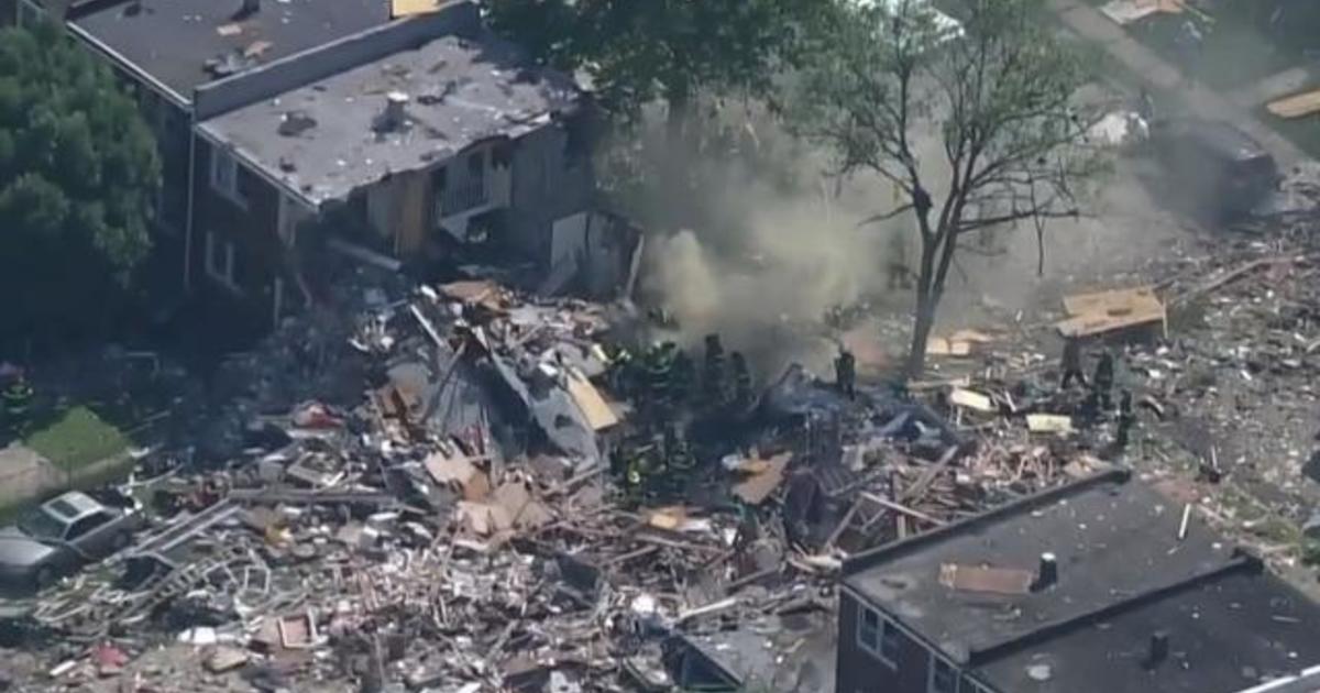 At least 1 person dead as explosion destroys homes in Baltimore