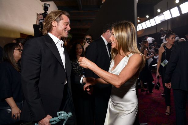 Brad Pitt and Jennifer Aniston at the SAG Awards