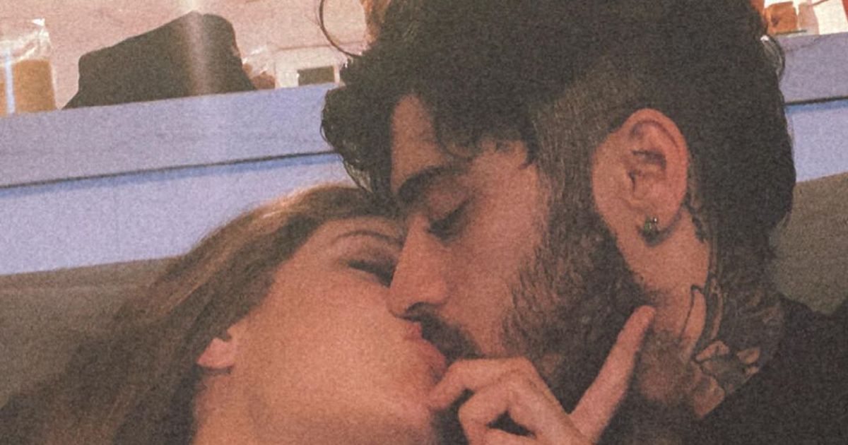 Zayn Malik comforted with passionate kiss from Gigi after he shared teary selfie