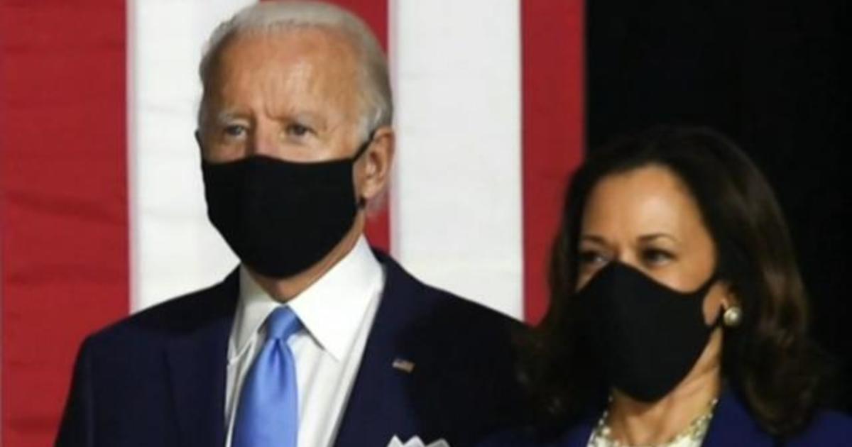 Joe Biden and Kamala Harris hold first campaign event as running mates