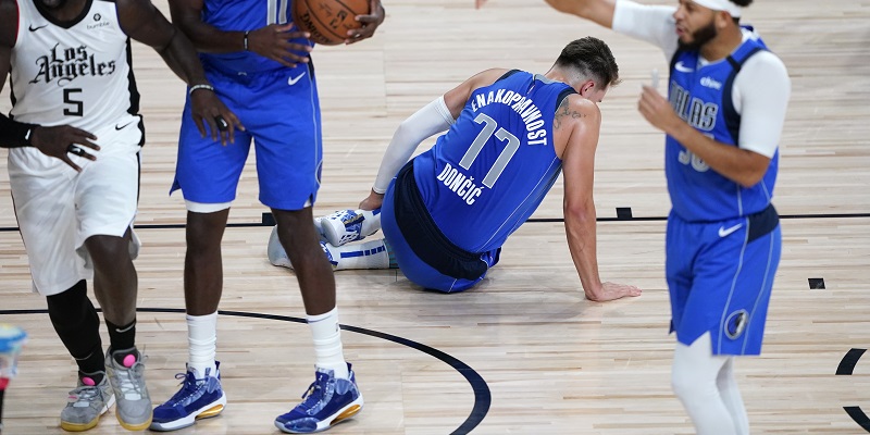 Doncic questionable for Game 4 with ankle sprain