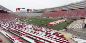 empty Camp Randall Stadium