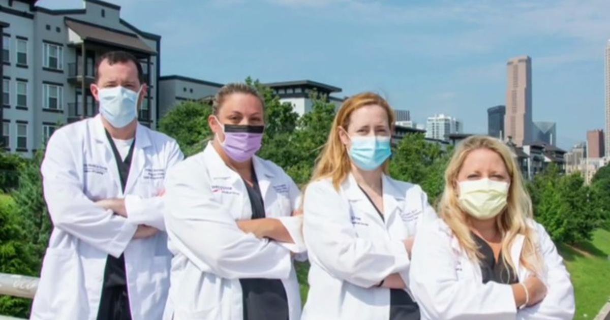 Two Alabama doctors support Black Lives Matter movement by wearing black scrubs