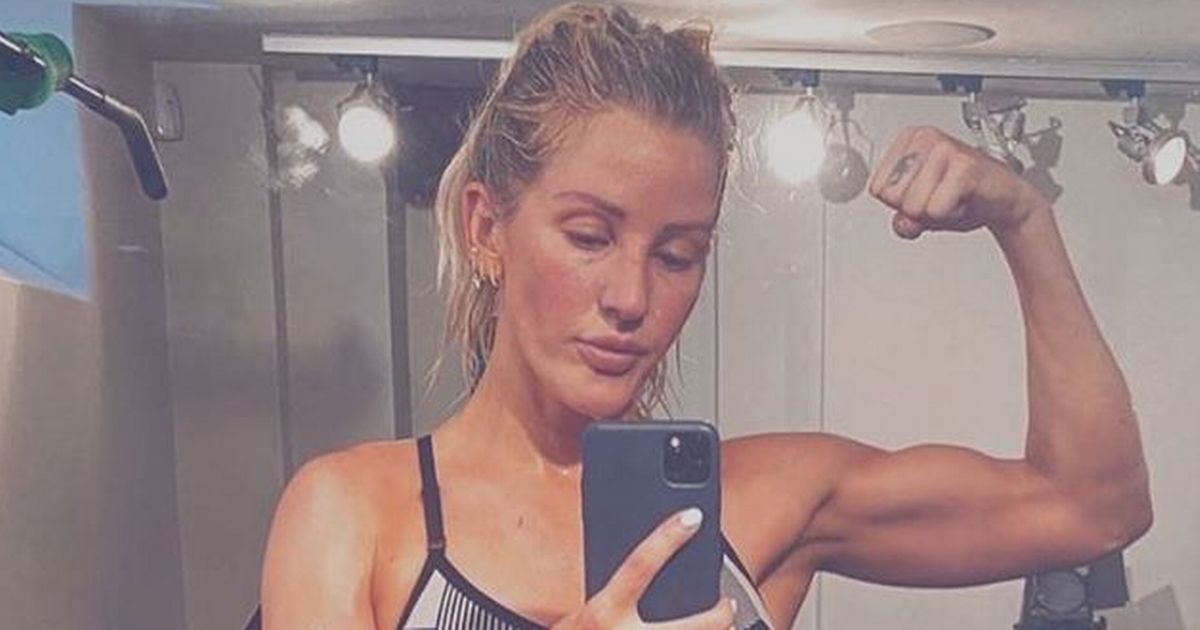 Ellie Goulding shows off ripped body as she flashes abs after transformation