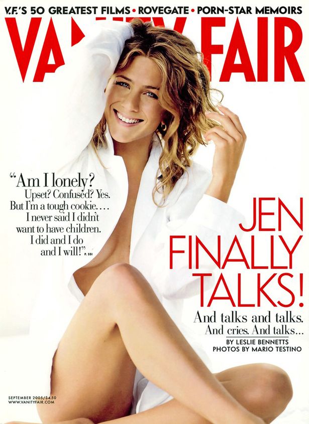 Jennifer shared her heartbreak with Vanity Fair in 2005