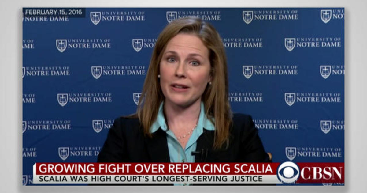 What Amy Coney Barrett said about filling a Supreme Court seat in an election year