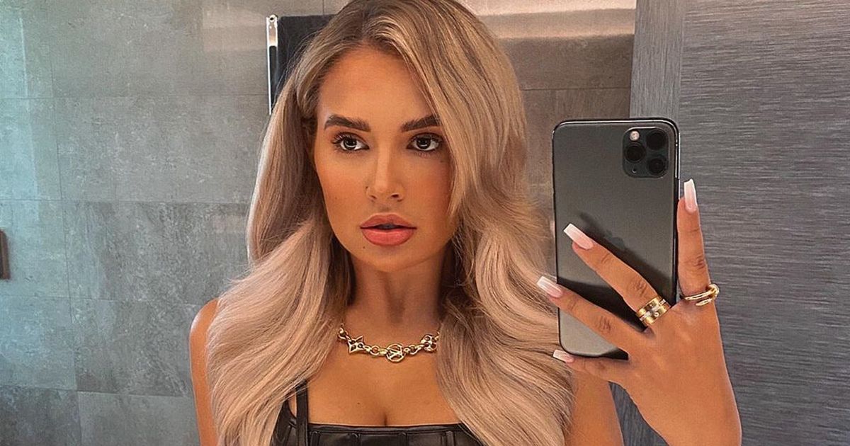 Molly-Mae oozes sex appeal in leather outfit for date night with Tommy Fury