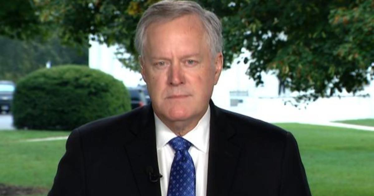 White House chief of staff Mark Meadows on accepting election results