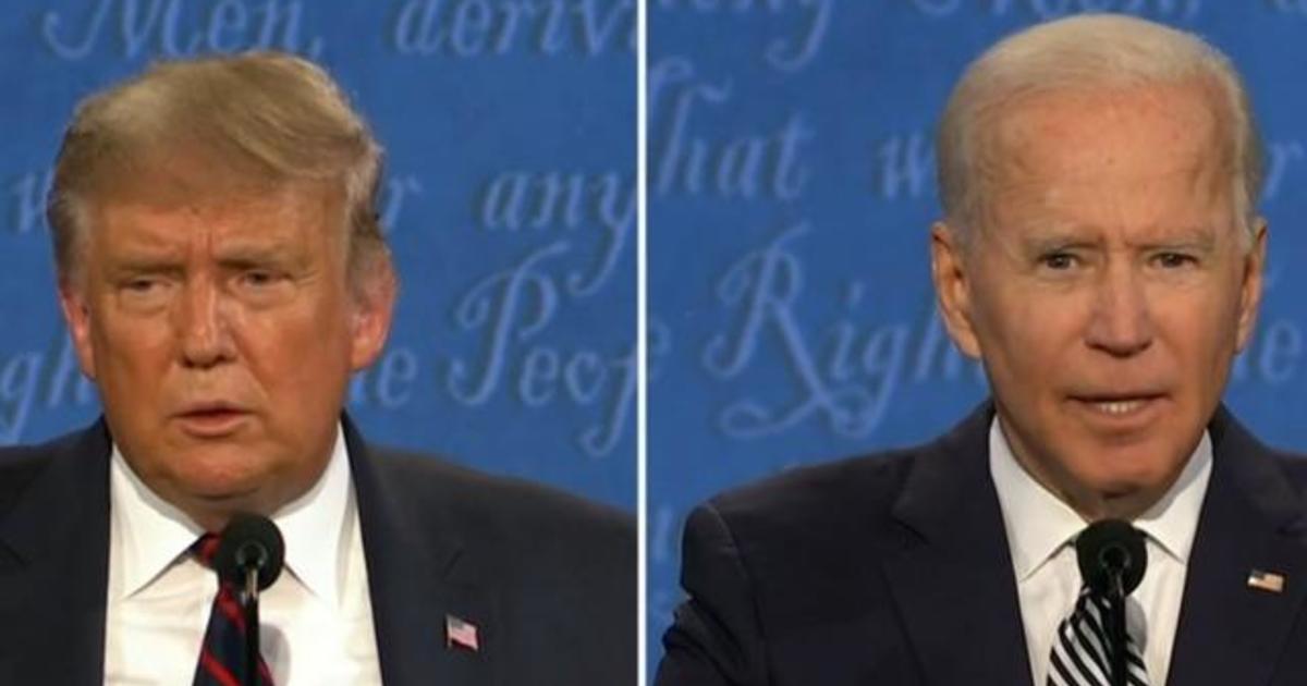 President Trump and Joe Biden clash in first presidential debate