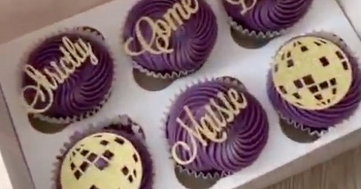 Maisie Smith squeals with delight over special Strictly Come Dancing cupcakes