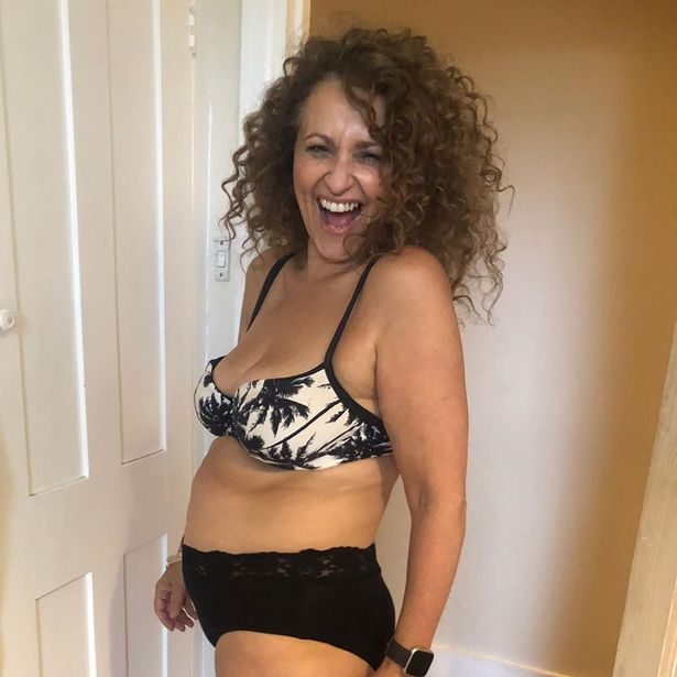 Nadia Sawalha recreates Gwyneth Paltrow’s naked pic by stripping off in garden