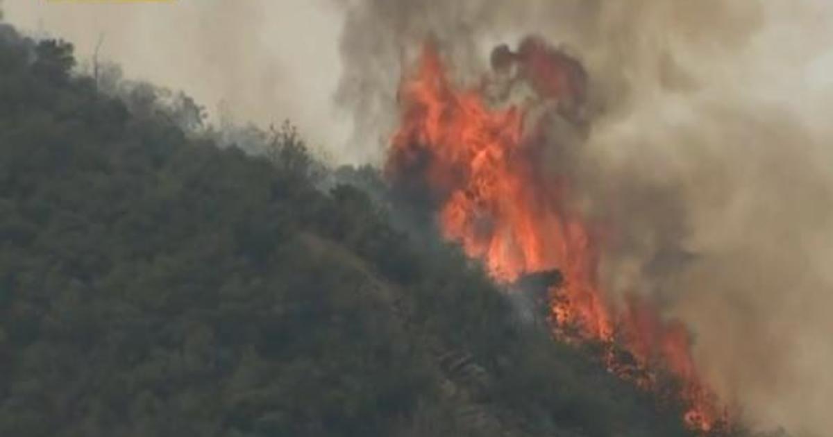 Firefighter missing at wildfire outside Los Angeles