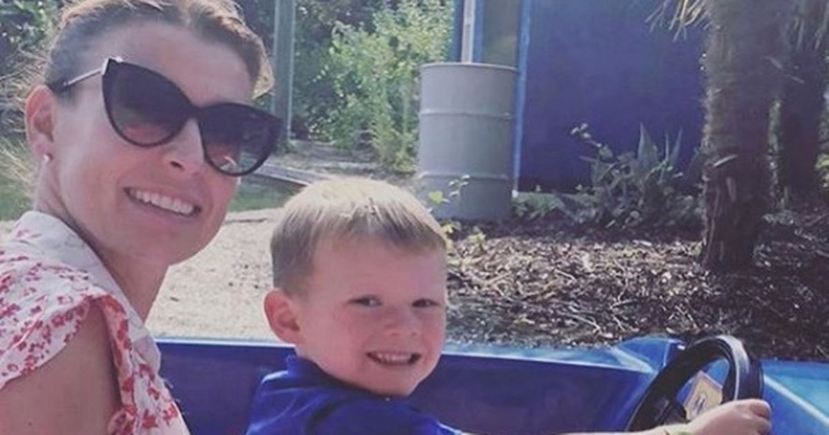 Coleen Rooney’s son Kit looks just like dad Wayne on family trip to LegoLand