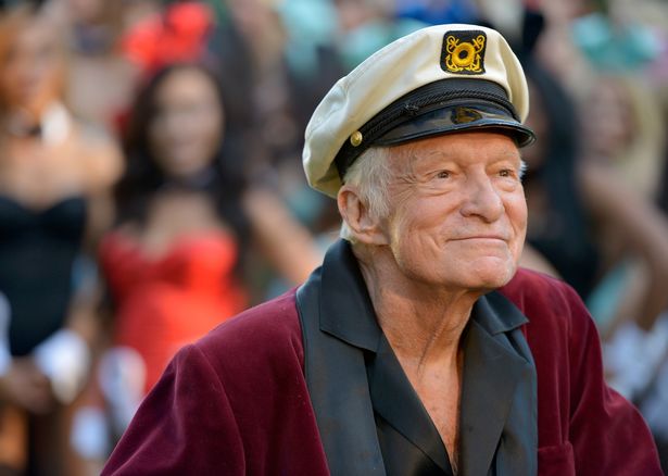 Playboy magazine founder Hugh Hefner