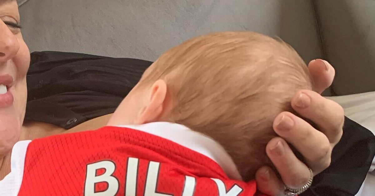 Sheridan Smith shares rare snap of baby in adorable personalised football shirt