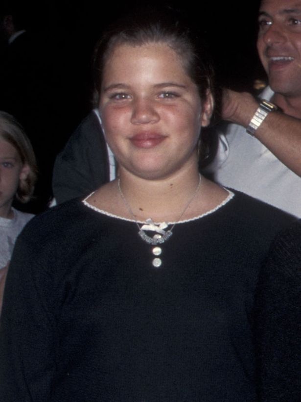 A young Khloe Kardashian