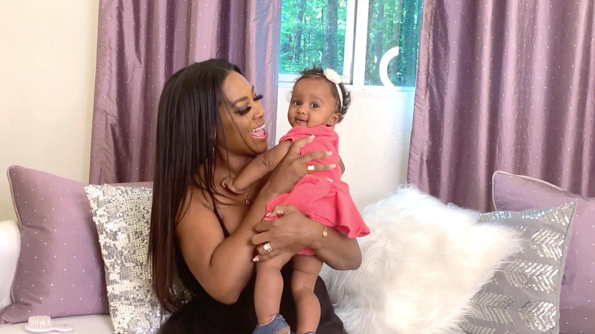 Kenya Moore Shares A Sweet Throwback Photo Featuring Her Baby Girl, Brooklyn Daly From Paris