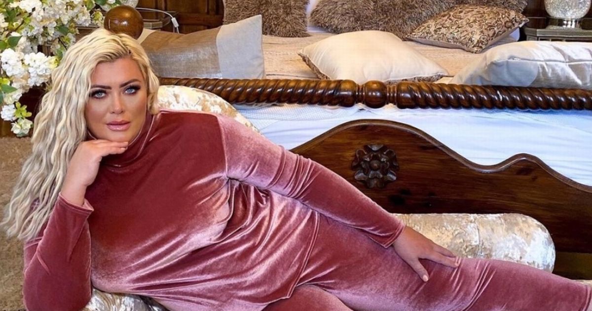 Gemma Collins oozes confidence as she shows off weight loss on a luxe sofa