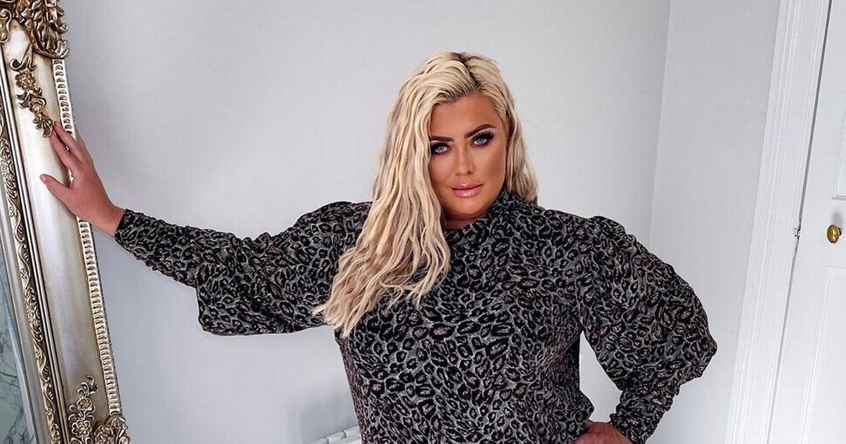 Gemma Collins glams up at home as she waits for Boris Johnson’s speech