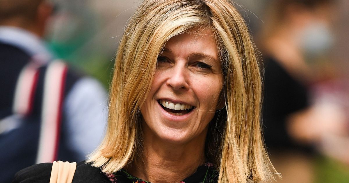 Kate Garraway beams outside radio studio after bouncing back from eye injury