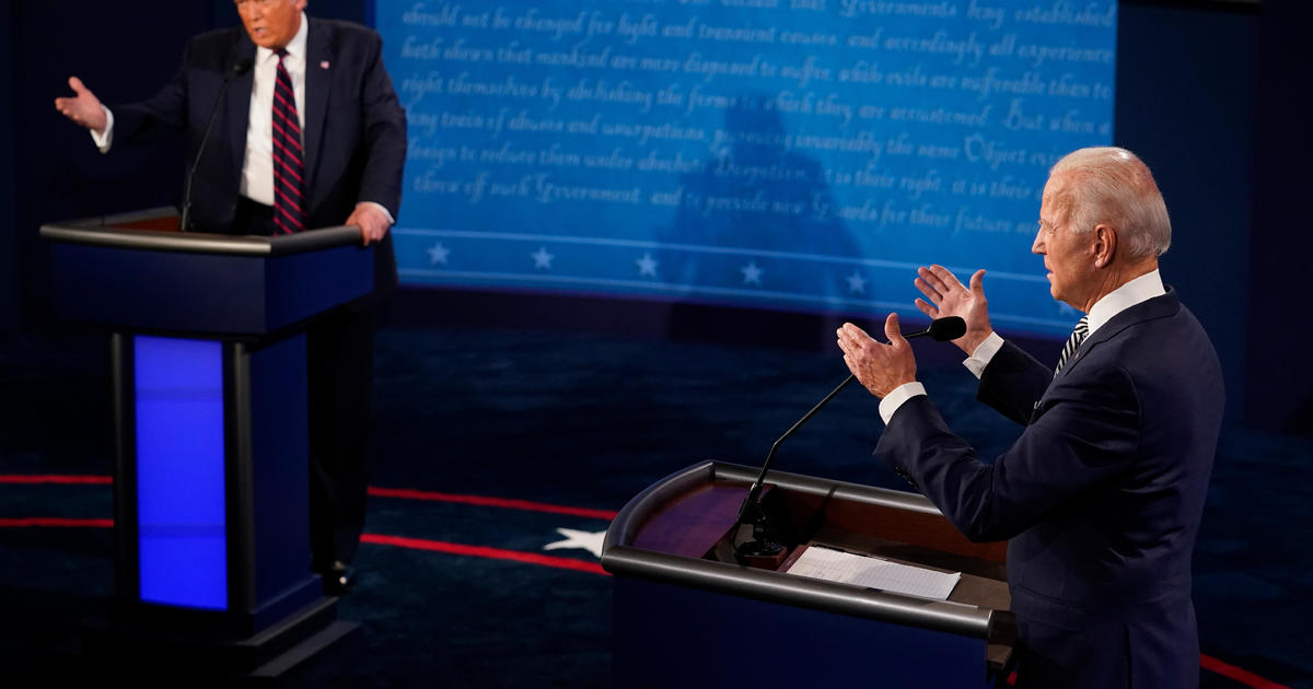 First presidential debate — fact checking Trump and Biden