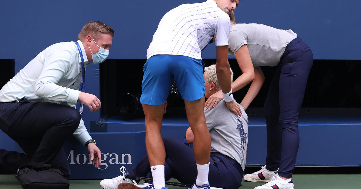 Djokovic out at U.S. Open for hitting linesperson with ball