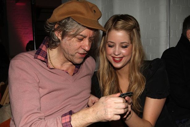 Peaches Geldof and father Bob