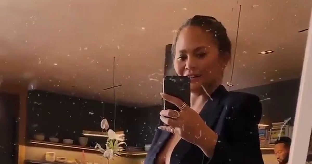 Chrissy Teigen put on ‘official two week bed rest’ as she awaits third baby