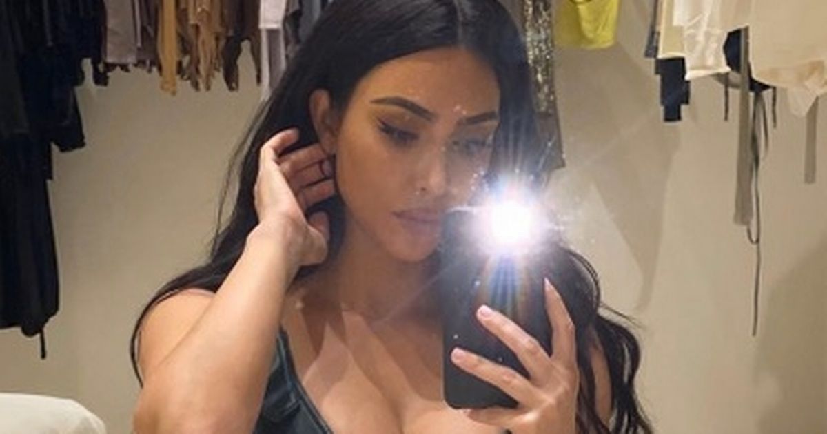 Kim Kardashian flaunts assets in leather playsuit before Instagram freeze