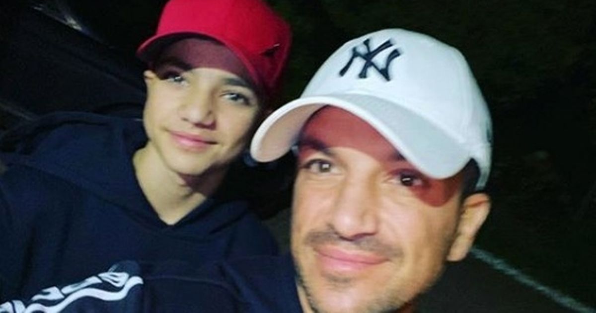 Peter Andre’s son Junior ‘gags’ when asked to copy his dad’s 90’s hairstyle