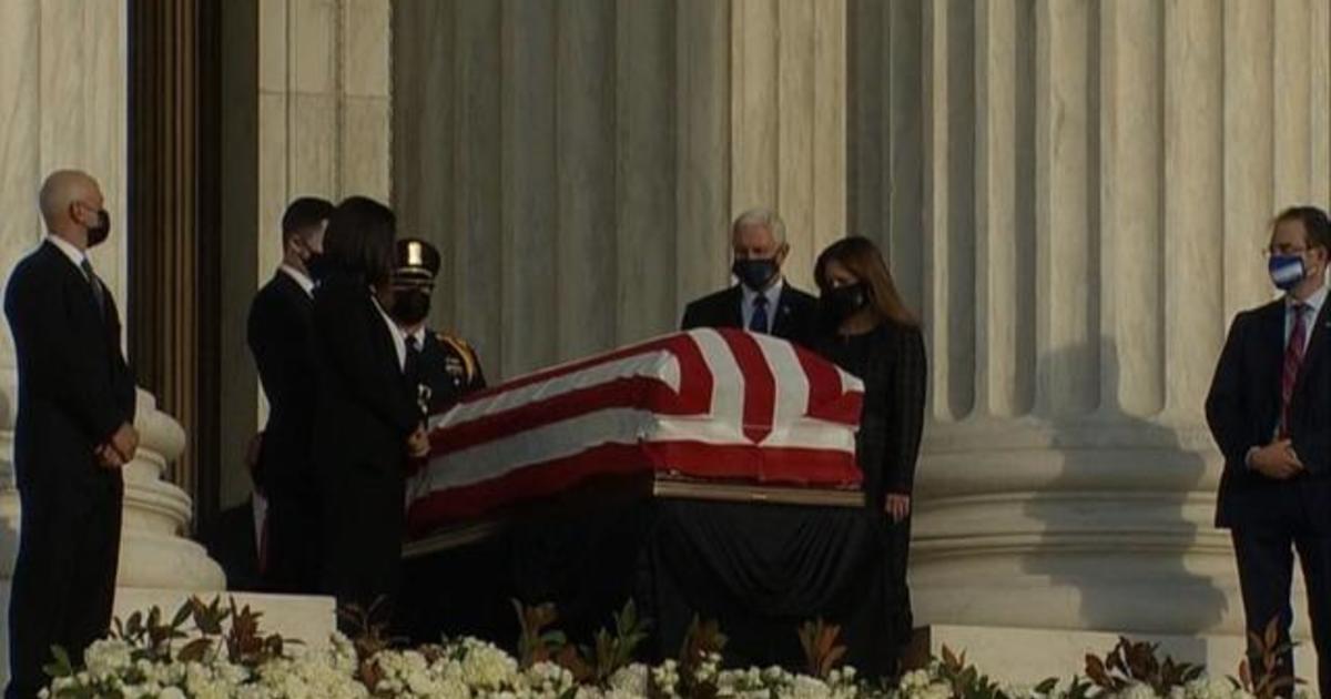 Thousands line up to see Justice Ruth Bader Ginsburg lie in repose outside Supreme Court