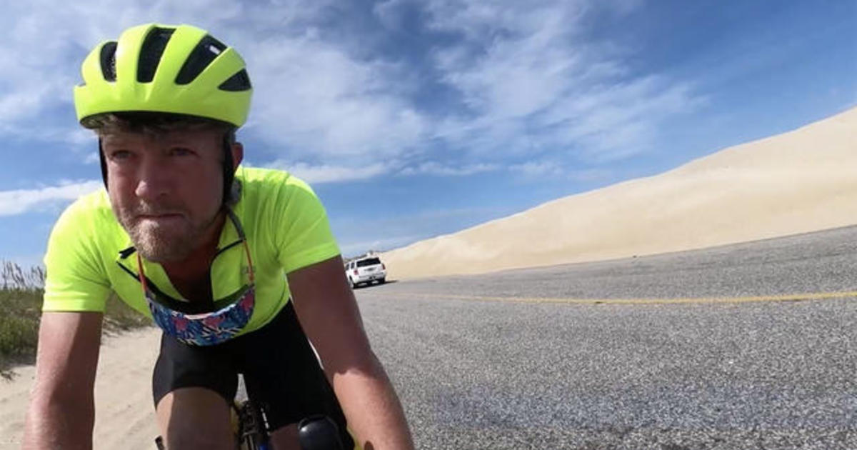 Man asks people to “Honk 4 Hope” as he bikes across U.S., raising awareness for suicide prevention