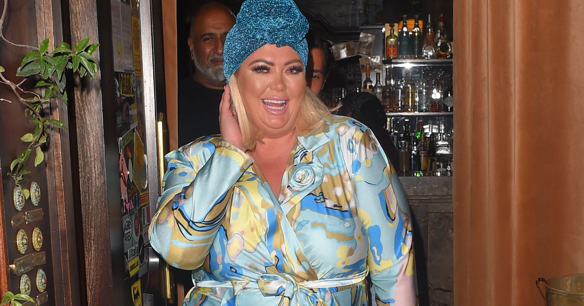 Gemma Collins turns heads in wacky outfit as she grabs bagels in London