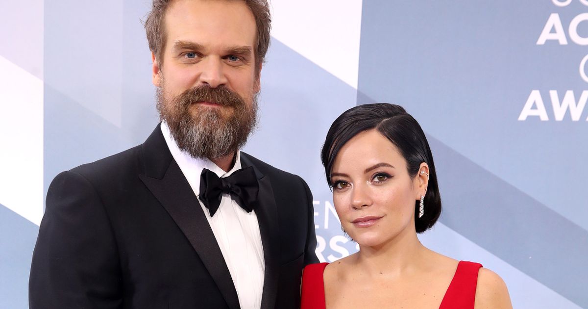 Lily Allen secretly marries David Harbour with Elvis impersonator in wedding