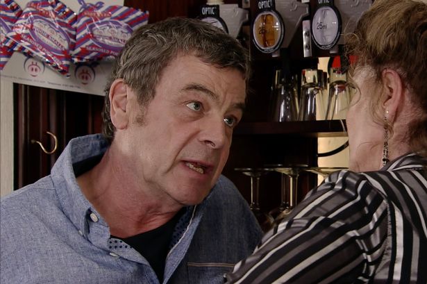 Richard Hawley as Johnny Connor in Coronation Street in 2018