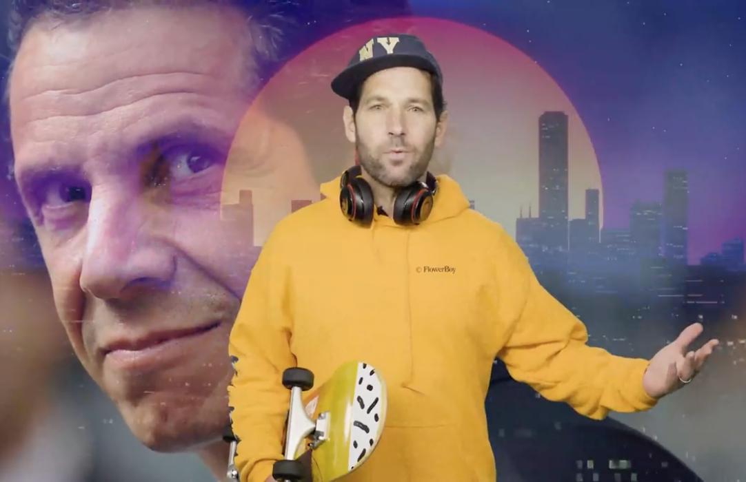 “Certified young person” Paul Rudd, 51, tells millennials to wear masks