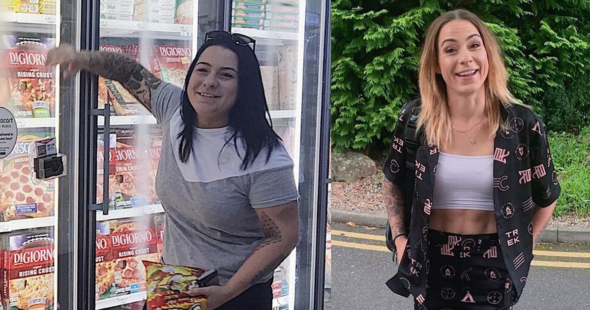 Lucy Spraggan flashes abs as she tackles binge-eating after epic weight loss