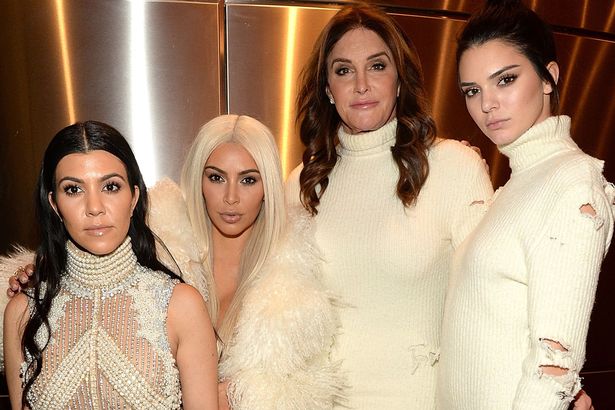 Khloe Kardashian, Kris Jenner, Kendall Jenner, Kourtney Kardashian, Kim Kardashian West, North West, Caitlyn Jenner and Kylie Jenner attend Kanye West Yeezy Season 3 at Madison Square Garden