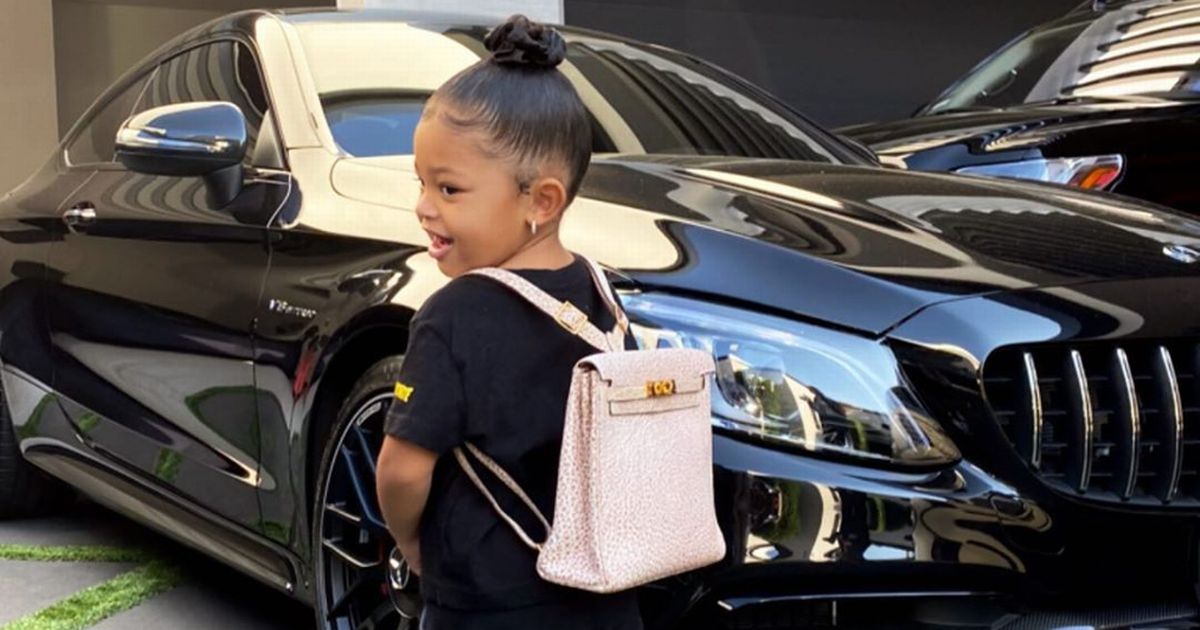 Kylie Jenner posts snap of Stormi, two, in $12K bag for first day of home school