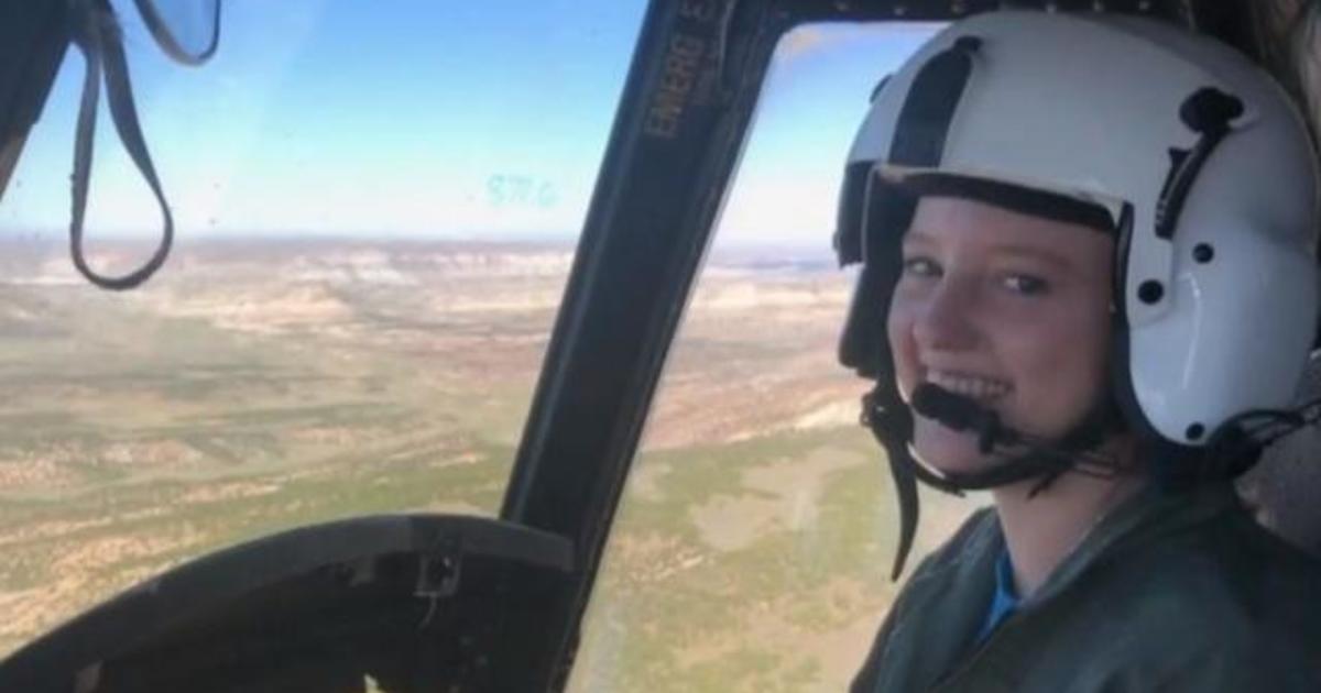 19-year-old helicopter pilot helps put out wildfires in California