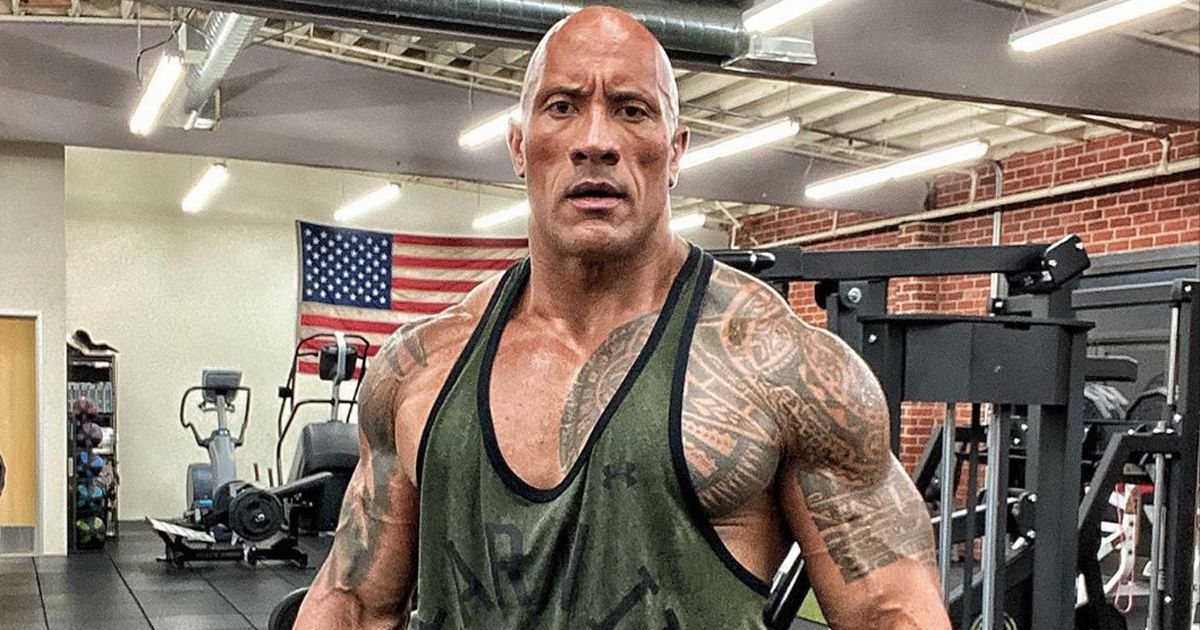 Dwayne Johnson rips gate off its hinges with his bare hands to get to work