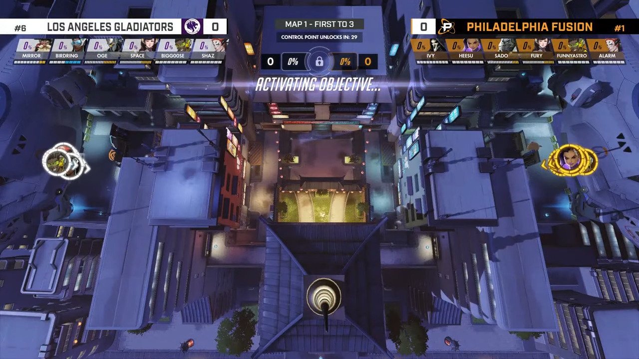 Overwatch League – Los Angeles Gladiators Face The Philadelphia Fusion Surprisingly Quick