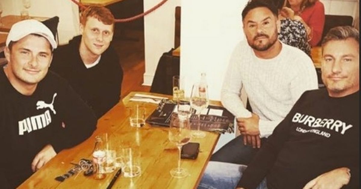 EastEnders’ Dean Gaffney reunites with Jamie Borthwick and Max Bowden for drinks