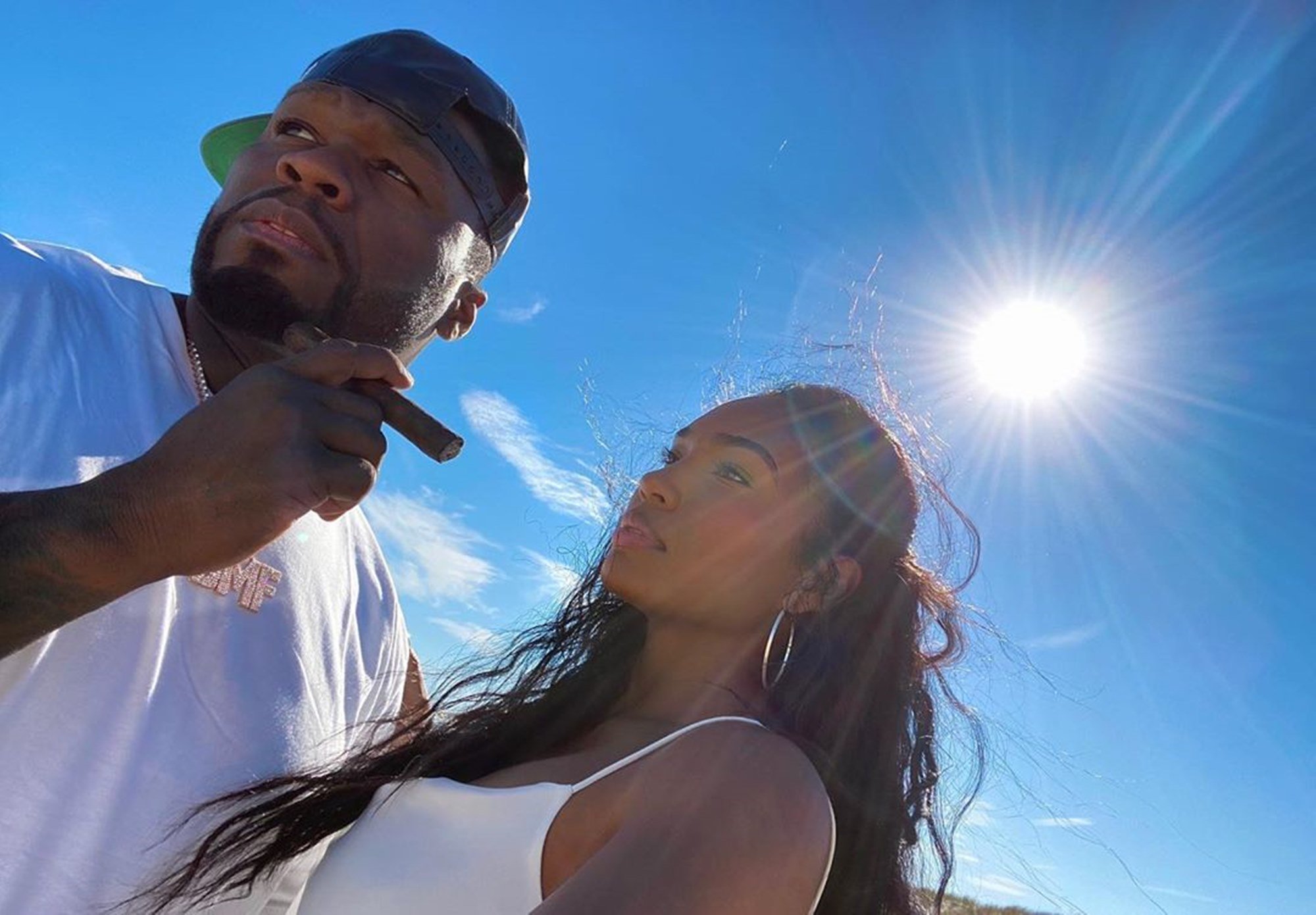 50 Cent And Girlfriend Jamira “Cuban Link” Haines Get All Cute In New Videos — Some Fans Are Still Not Ready To Give The ‘Power’ Producer A Pass