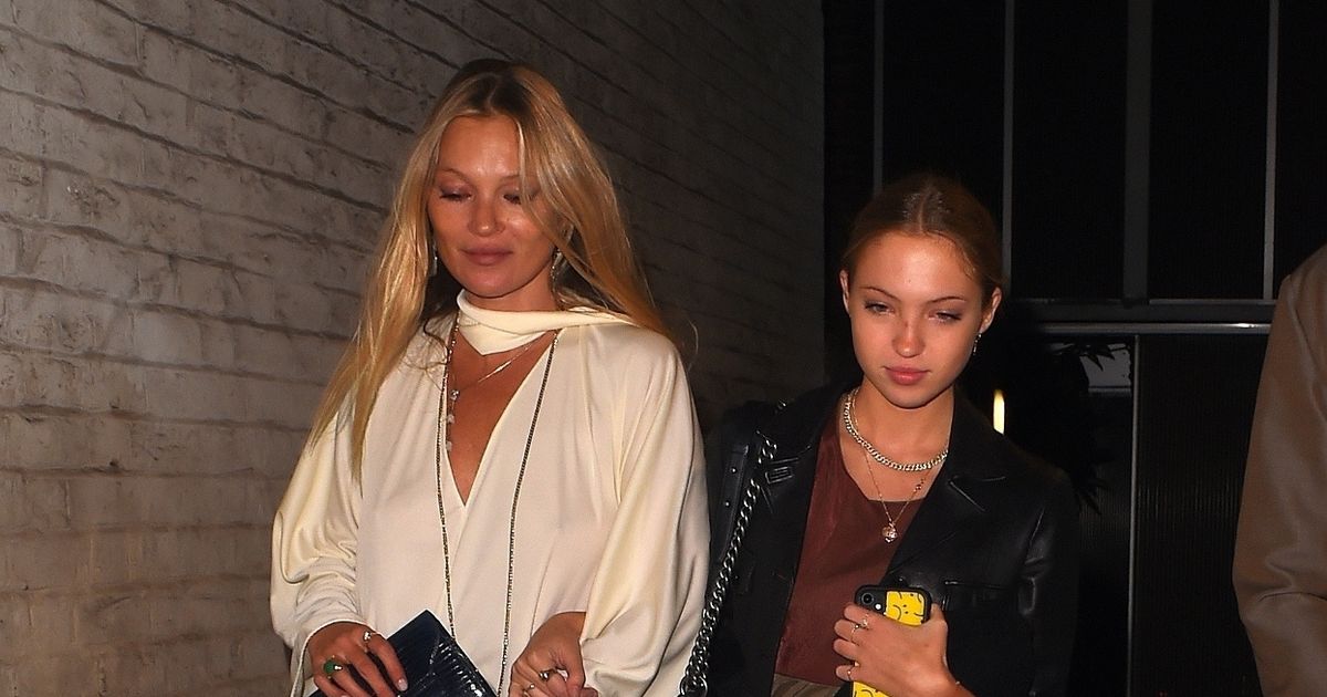 Kate Moss’ daughter Lila, 17, is famous mum’s spitting image at posh London bash