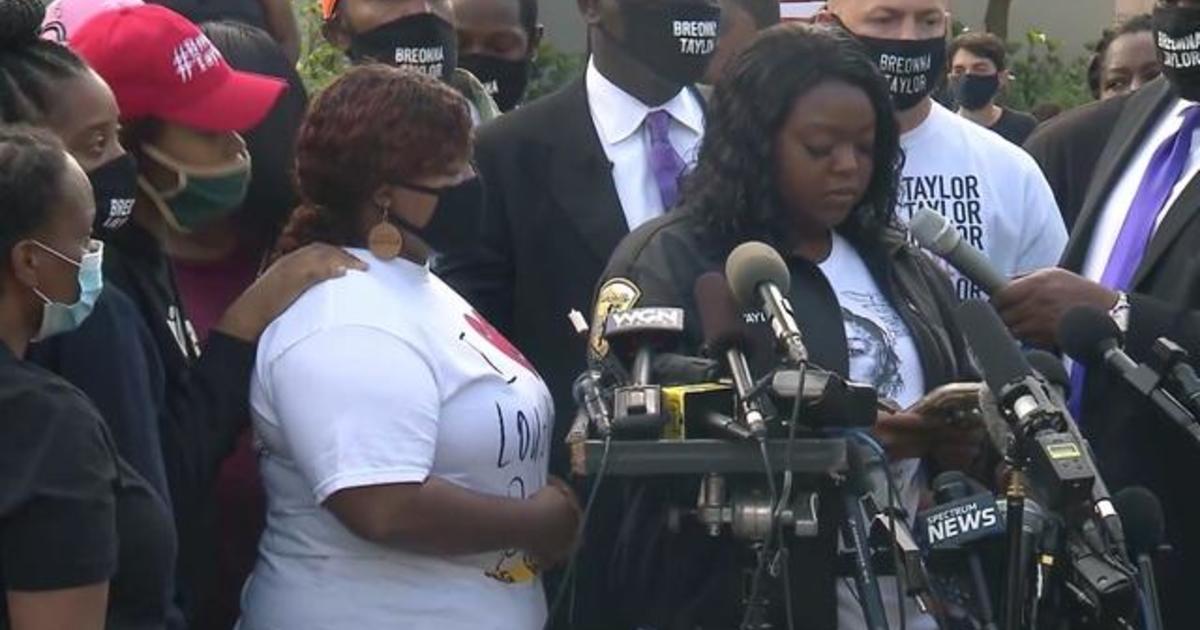 Breonna Taylor’s family gives emotional statement