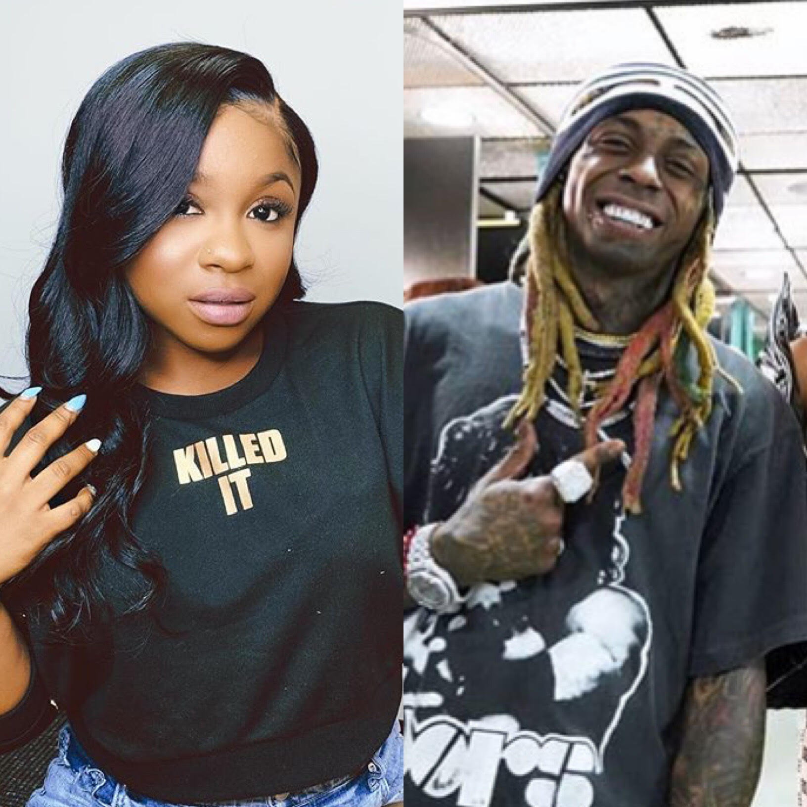 Reginae Carter Praises Her Dad, Lil Wayne On Social Media – See Her Clip