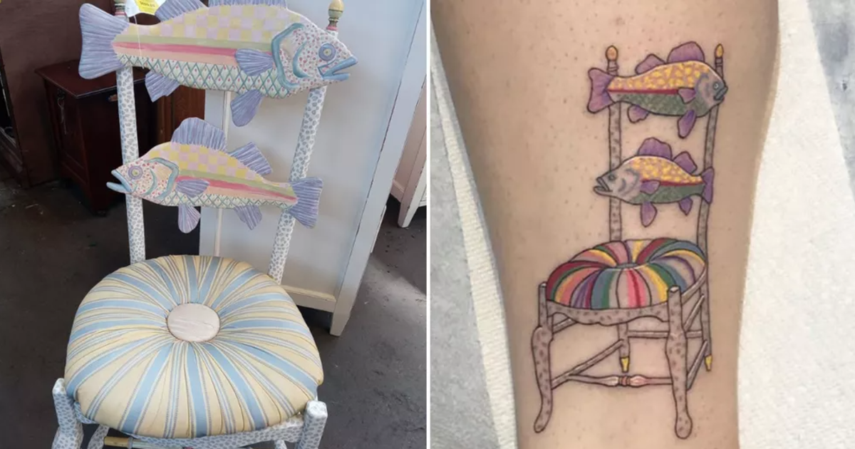 How a fish chair tattoo inspired a 300-mile journey